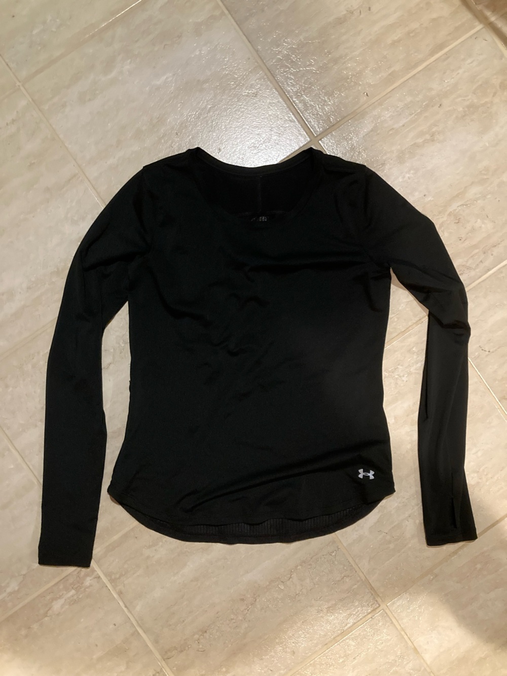 Under Armour Black Long-Sleeve Performance Shirt